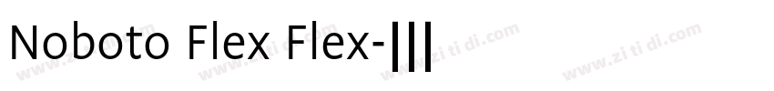 Noboto Flex Flex字体转换